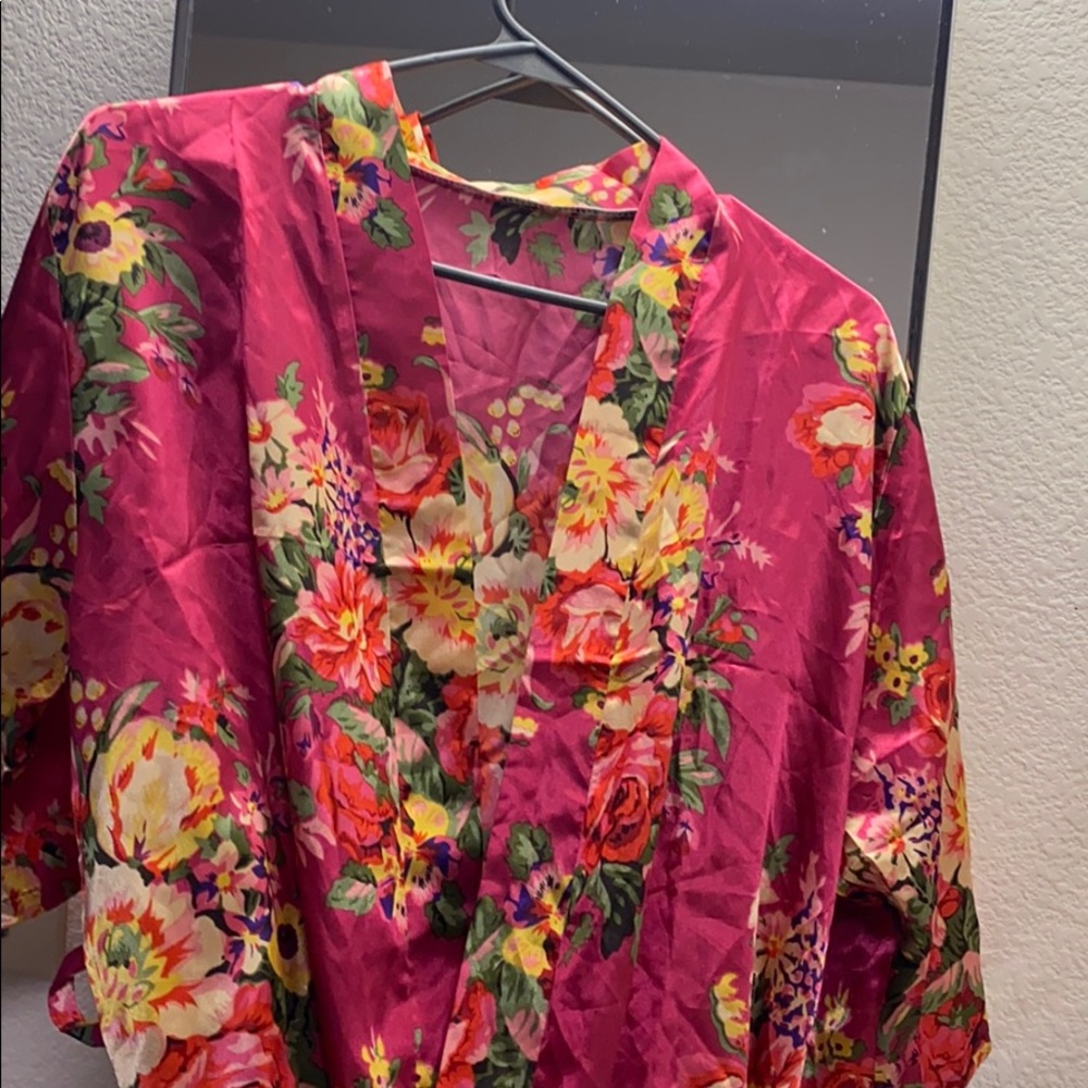 Silk robe